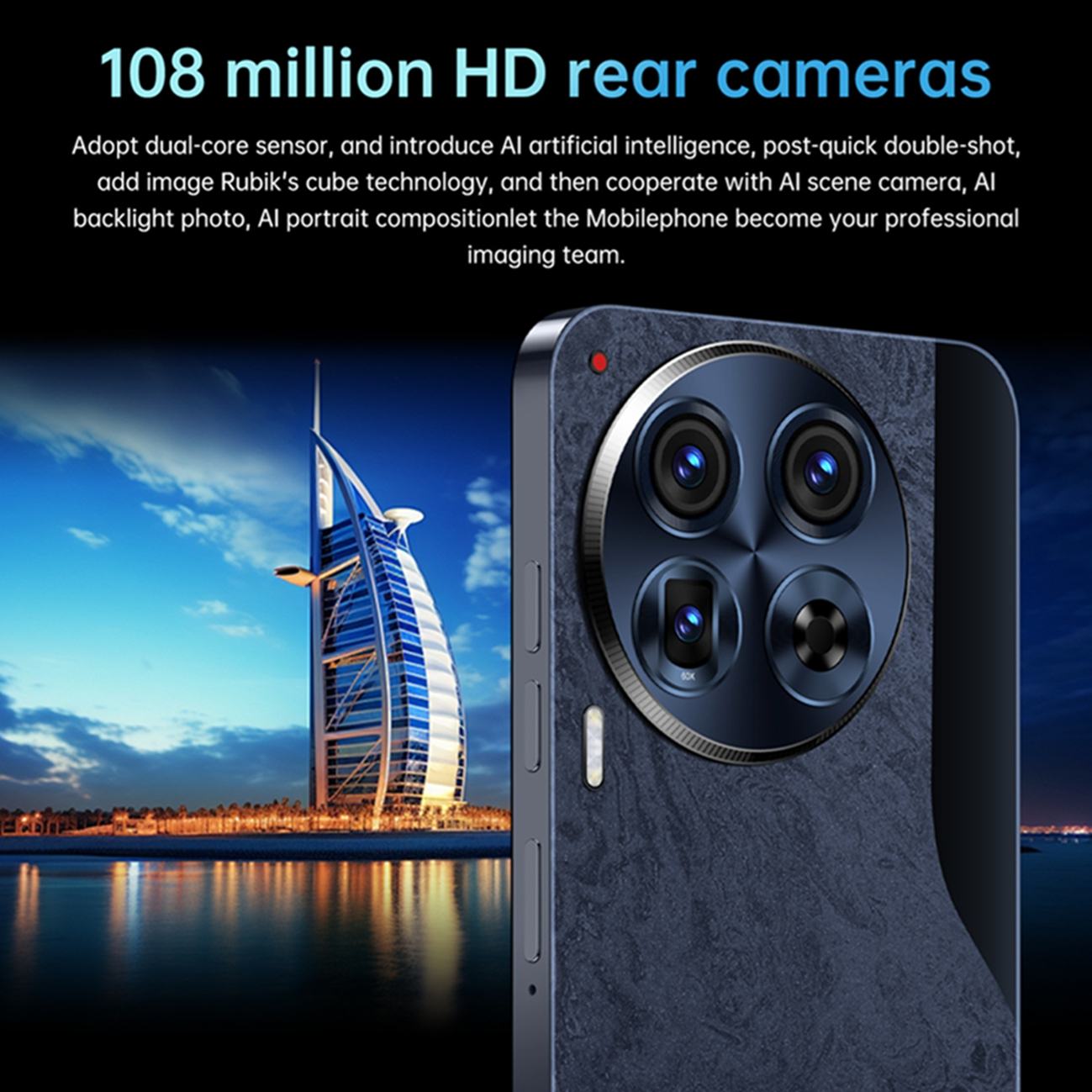New Cross border Smartphone C30 HD Large Screen 16+1T Android Smartphone Source Factory (Explosive)
