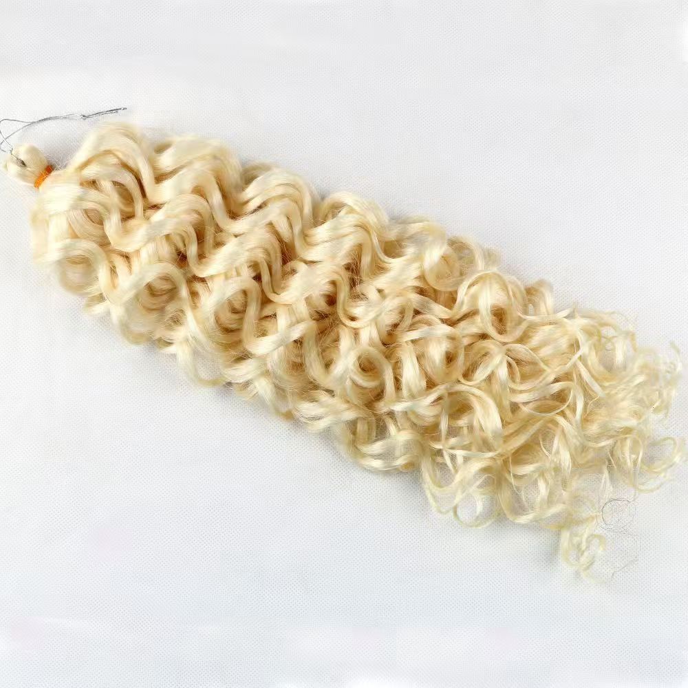 Wig Latin American curly wig big curly Hawaiian curly crochet braided fluffy gradient color hair extension water ripple wave curl