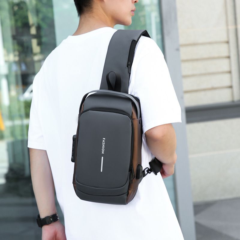 Good quality chest bag Men's casual shoulder bag Diagonal Backpack Waist Pack Business travel crossbody bag 2296