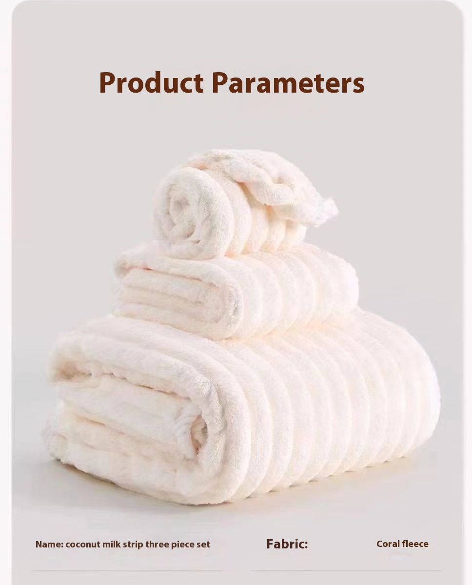Extra Large Bath Towels 70 x 140 CM,30 x 60 CM, Coral Fleece, Larger & Lighter Weight, Quicker to Dry, Super Soft and Absorbent, Perfect for Bathroom, Pink