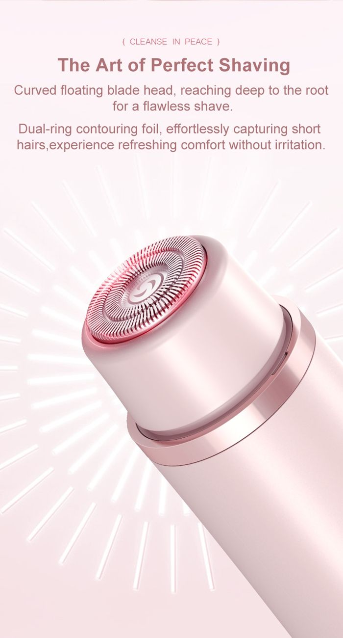 Epilator Women's Depilatory Device Double Head Shaver Private Parts Trimmer Anti-scratch Digital Display Electric Shaver Women's Epilator