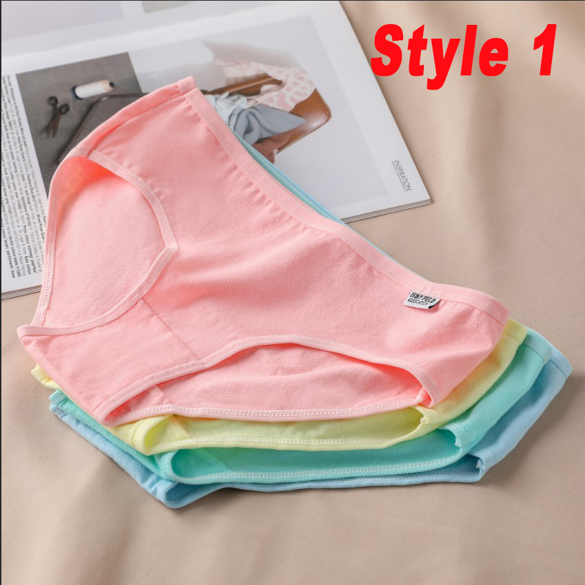 1/11Pcs/set Ladies Underwear Knickers Women's low waist lace Lingerie Solid Color Briefs Panties for 50-63kg