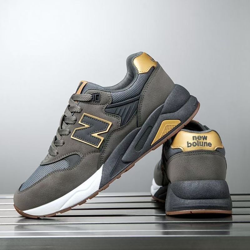 Men's All-Season Sneakers - Lightweight Platform Running Shoes for Outdoor & Casual Wear