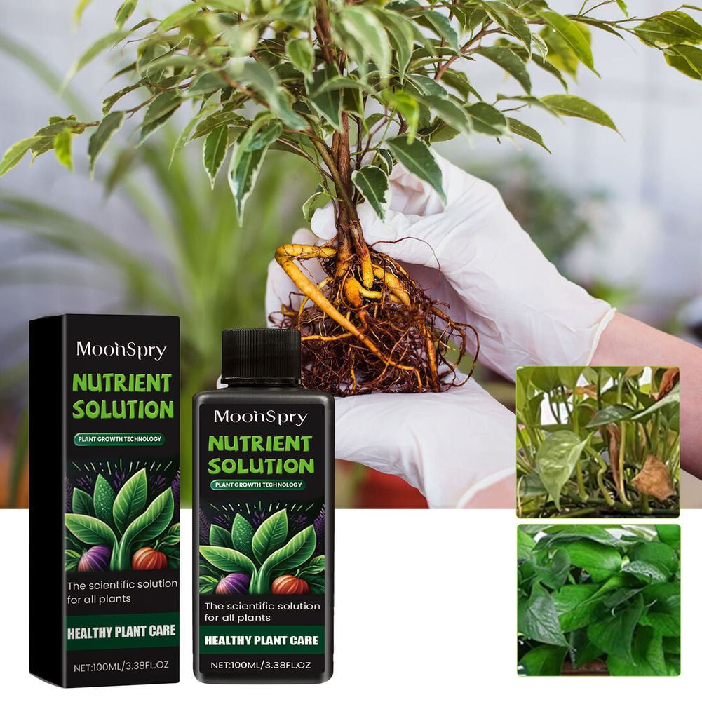 MOONSPRY Green Plant Rooting Nutrient Liquid For Plants Green Leaf Fertilizer Growth Stimulator Rooting Stimulator Hydroponic Solution