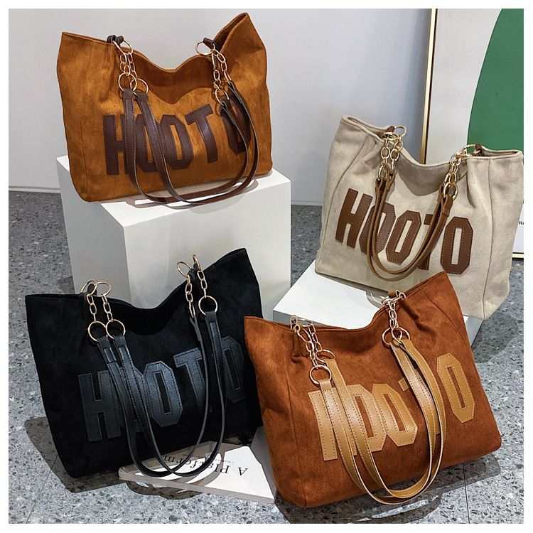 Single shoulder canvas bag large women's large capacity 2024 new spring commuter Tote large bag 46891