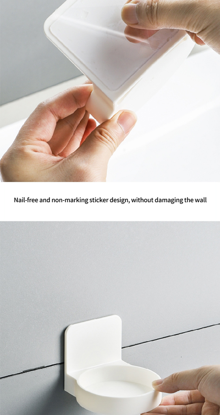 114978 Bathroom Non-Perforated Racks Ttrigger liquid Suction Device Hanger Hanging Wall-Mounted Hand Sanitizer lifting Rack Bottle Rack