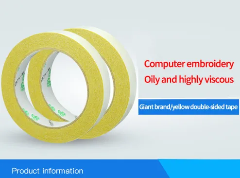 Yellow Embroidery High Adhesive Two Sided Tapes for Scrapbooking, Card  Making, Gift Wrapping, Arts and Crafts