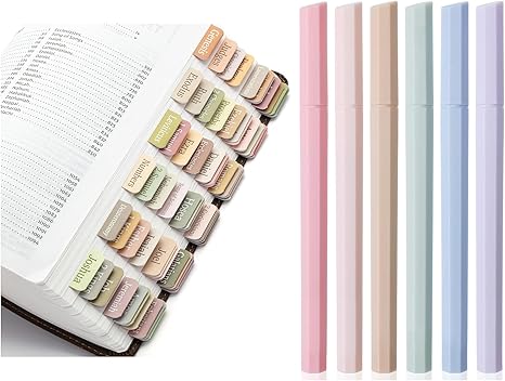 Bible Tabs, Bible Tabs and Aesthetic Highlighters