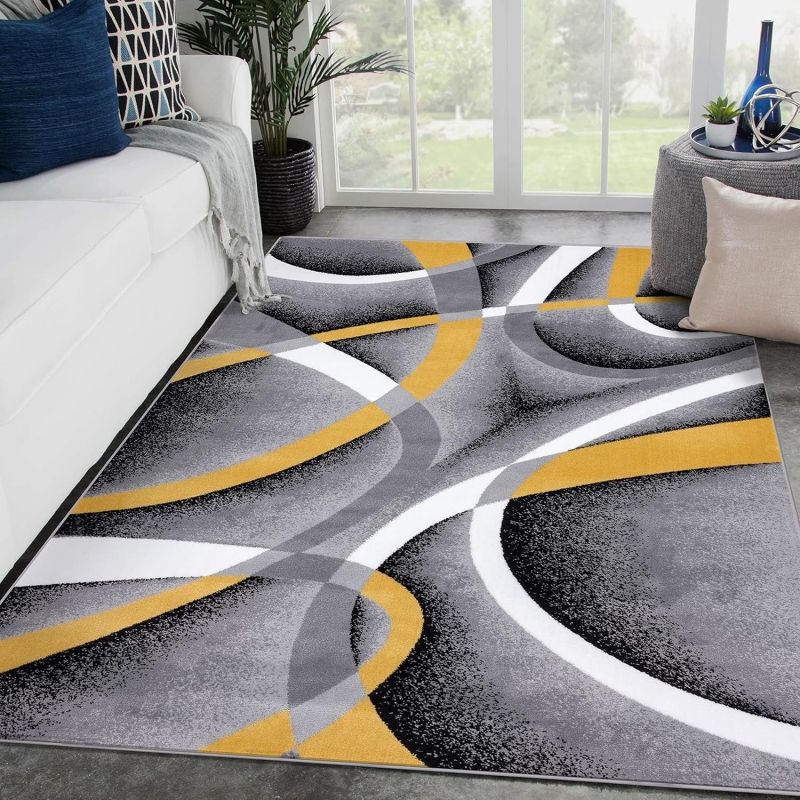 Carpet Line resistant abstract carpet, living room sofa coffee table mat, easy to clean floor mat 40*60cm,50*80cm,60*90cm Household items