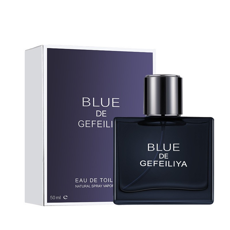 Flower Story Azure Men's Perfume - Long-Lasting Light Fragrance Ocean Note Cologne