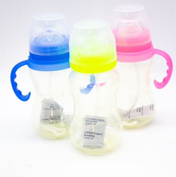 Baby Wide Neck Portable Healthy Infant Feeding Bottle - 300 ML