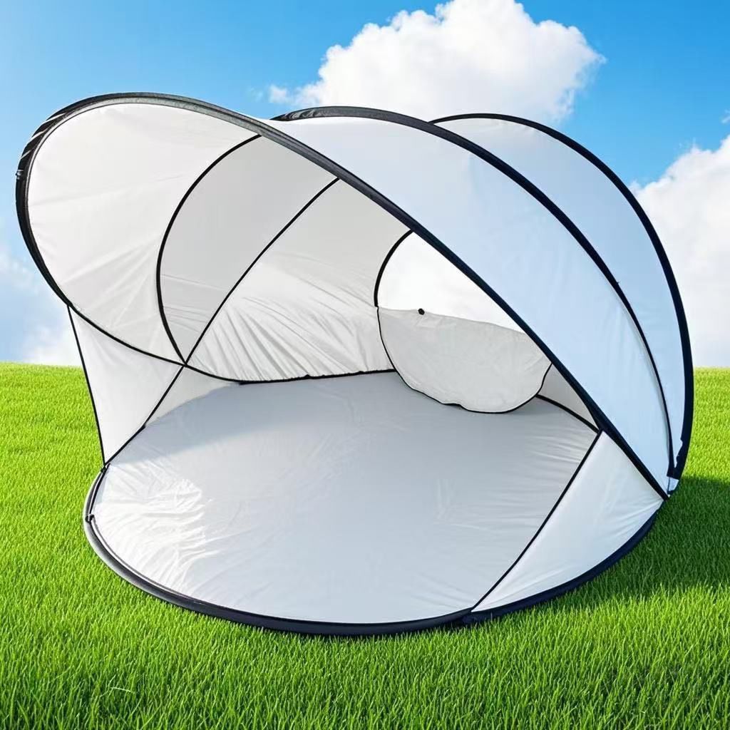2-3 Person Instant Pop-Up Beach Tent, UV Protection Waterproof Sun Shade, Automatic Setup Foldable Outdoor Shelter, Windproof Portable Tent for Camping, Picnic, Hiking, Beach & Outdoor Activities
