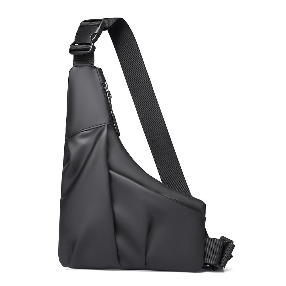Men's Casual Large Capacity Chest Bag, Trendy Cycling Crossbody Sling Bag, Fashion Shoulder Bag for Daily Use
