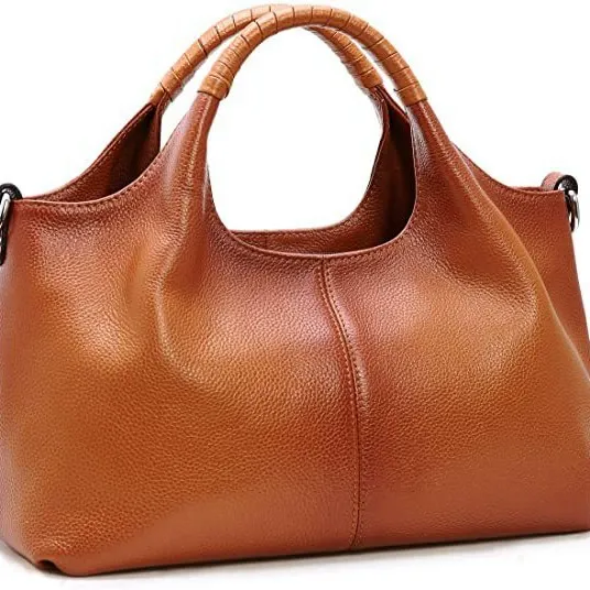 Wannilen Genuine Leather Shoulder Bags Purses and Handbags for Women Satchel Designer Cross Body Size Tote