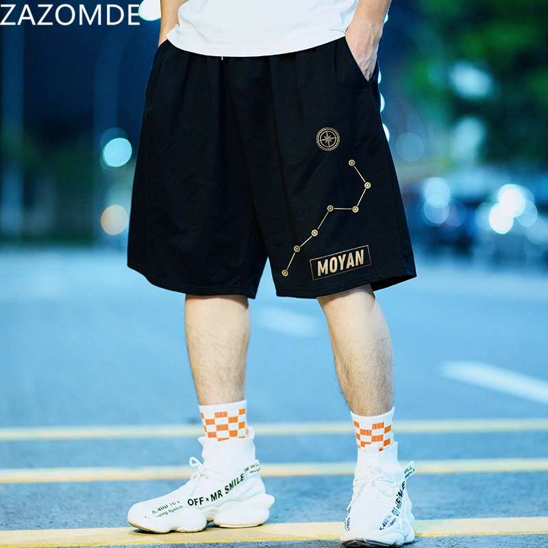 X333 Summer Men's Shorts Korean Fashion Streetwear Printing New Shorts Men Casual Men Clothing Elastic Waist Sweat Shorts