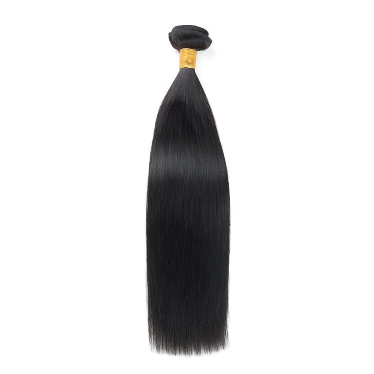 Huadeer Straight Remy Hair Bundles 16 18 20 22 24 Inch Brazilian Hair Weave Bundles Natural Hair Extensions Hot Sale 