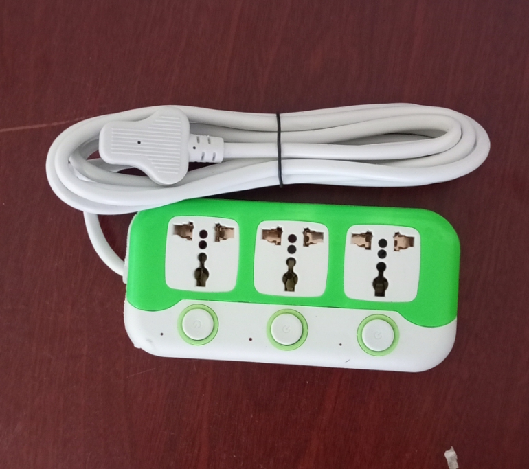Multi Power Electrical Extension Board - 2 Outlets & 2 USB Hub 