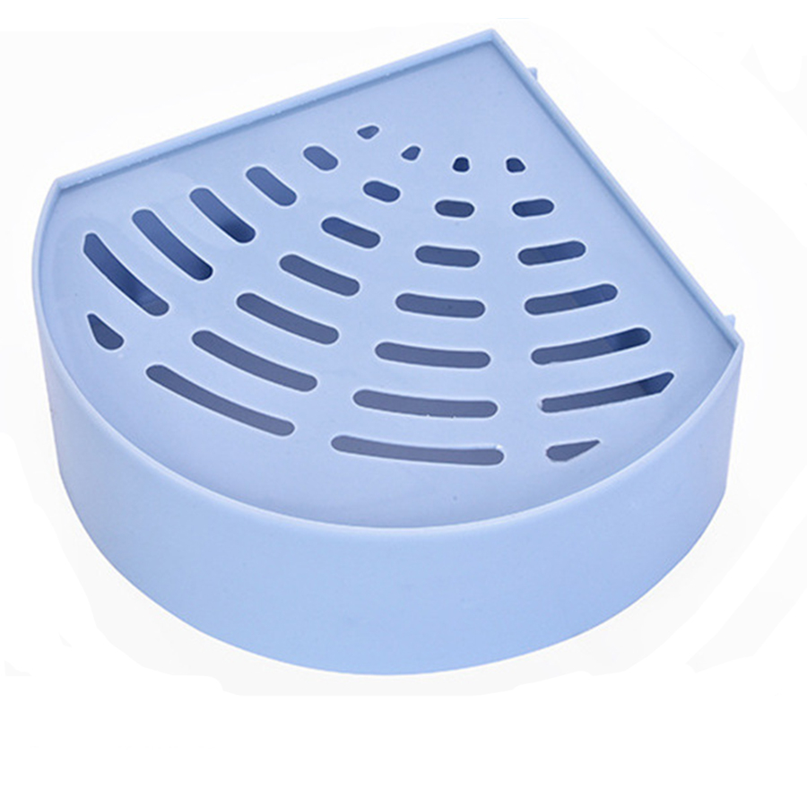 Hangable Storage Basket Bathroom Hanging Baskets Household Plastic Kitchen Bathroom Shower Storage Wall Hanging Basket Triangular Storage Basket