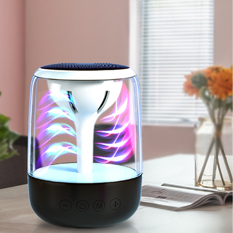Wireless bluetooth speaker colorful dazzling creative fashion new speaker loud volume audio 3D surround bluetooth speaker