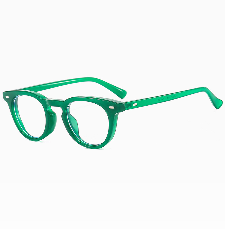 3595 New Trend Women Eyeglasses Anti-Blue Light Men Optical Computer Eye Glasses Vintage Round Plastic Glasses Frame Eye Wear
