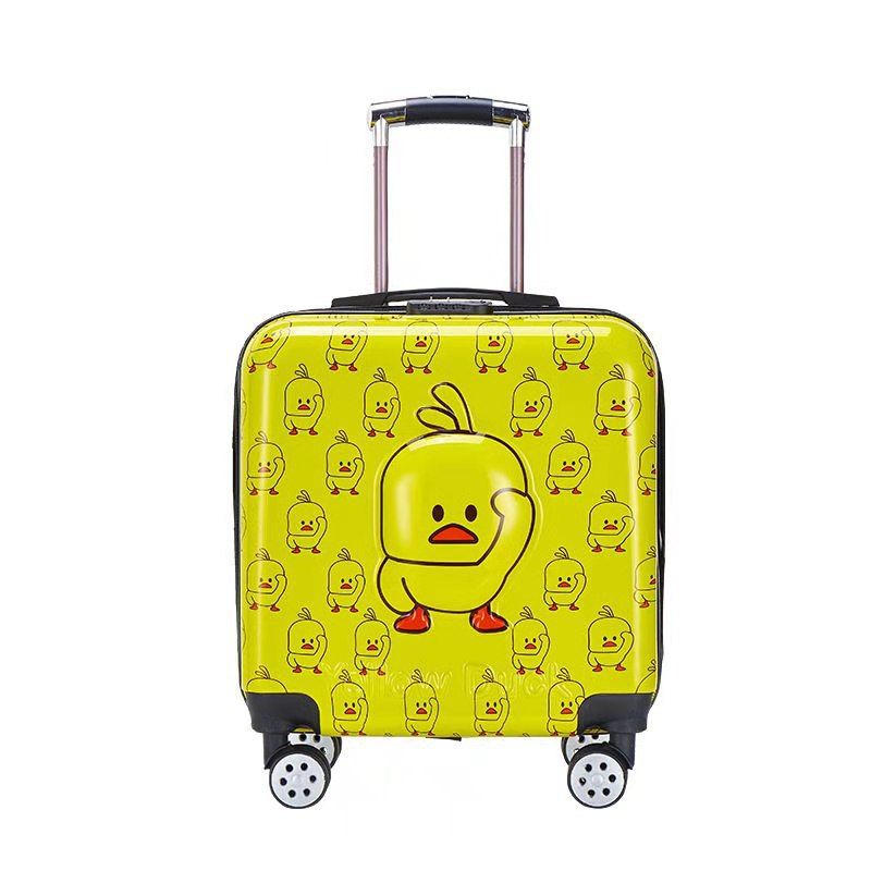 children's luggage case 20 inch luggage suitcase 18 inch universal wheel cartoon boarding box p