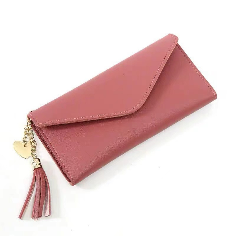 New tassel multi Card Wallet women's long hand bag