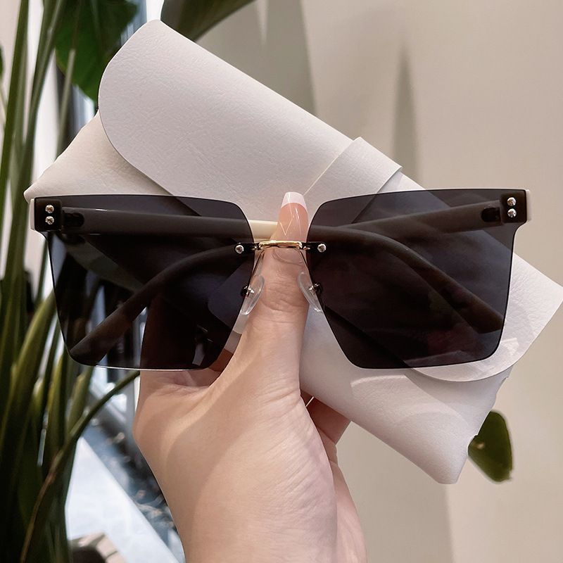 LS820 Women's New Fashion Frameless Sunglasses, UV Resistant Sunglasses