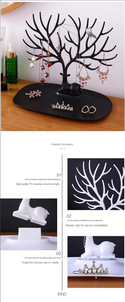 Antlers tree creative necklace jewelry display rack earrings bracelet jewelry storage display rack