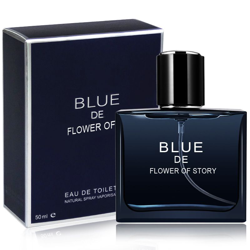 Flower Story Azure Men's Perfume - Long-Lasting Light Fragrance Ocean Note Cologne