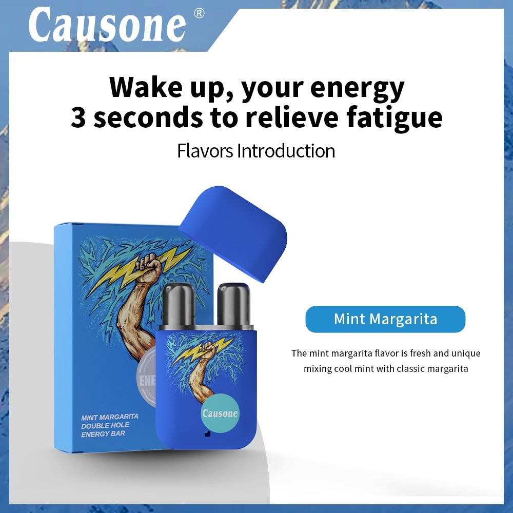 CAUSONE Thunder Blade Dual-hole Nasal Inhaler, Portable Cooling Aroma Stick, Refreshing Nasal Essential Oil Stick, Comfort Scented Inhaler for Travel, Driving and Daily Use
Mint