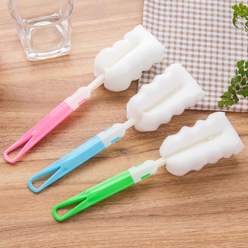 Household Adjustable Washing Bottle Cleaning Brush With Long Handle Kitchen Cleaner Tool