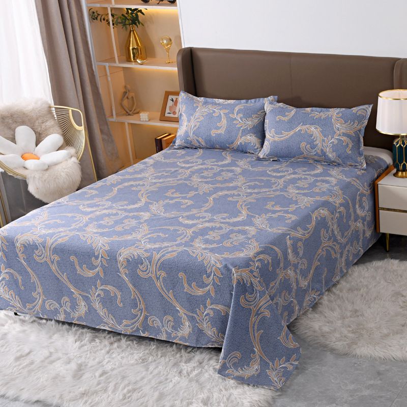 Skin friendly cotton bed sheet durable 120*230cm，160*230cm，200*230cm，230*250cm，Pillowcase 48*74cm