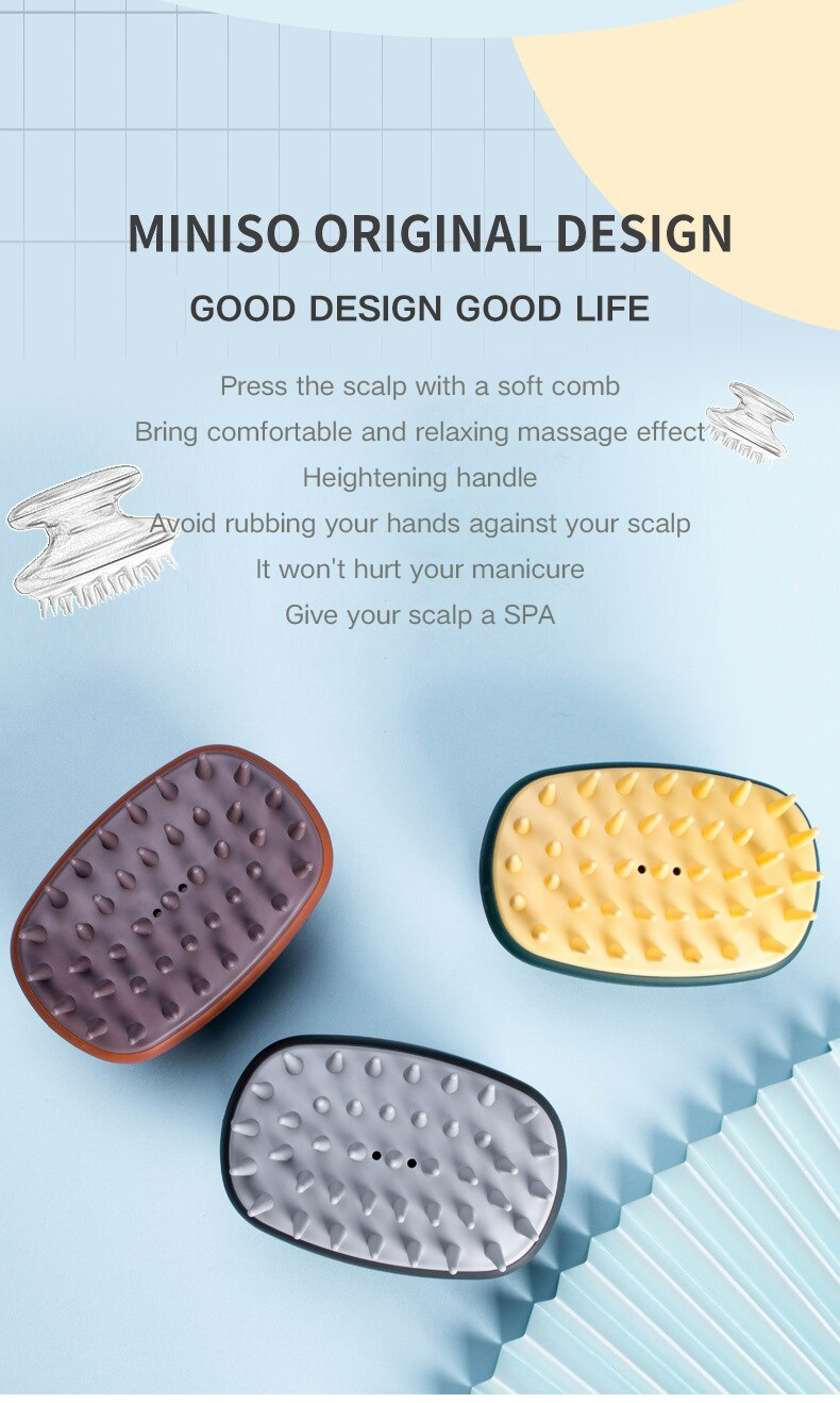 B0016 Silicone Hair Washing Brush Massage Brush Adult Hair Washing Tool Shampoo Comb Head Brush Scalp Scratcher Shampoo Brush