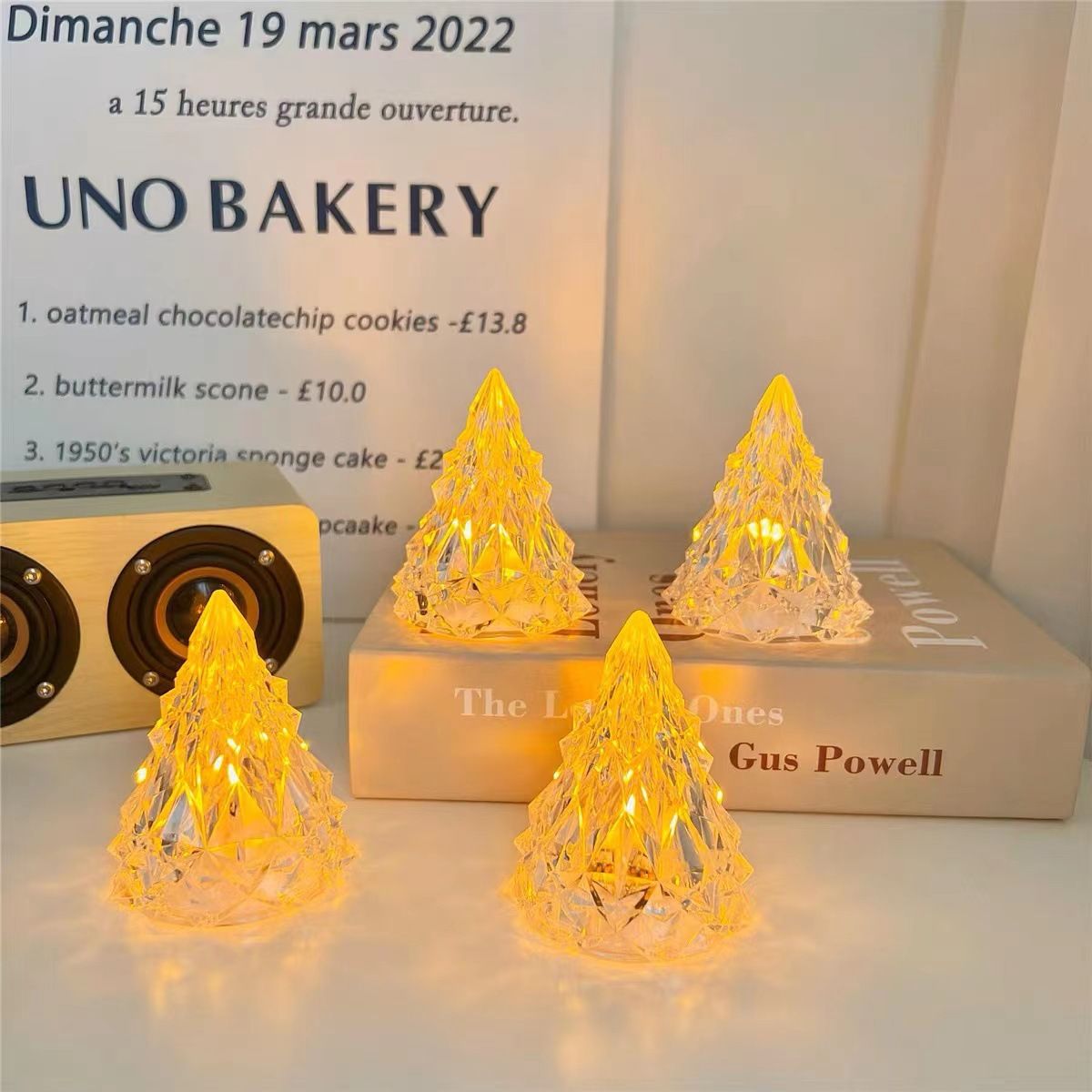 Iceberg shape night light snow mountain light dormitory bedroom bedside light atmosphere light as gift