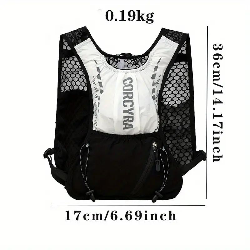 Lightweight Hydration Hiking Backpack, Portable Outdoor Daypack for Running, Cycling, Marathon, Trekking and Camping
