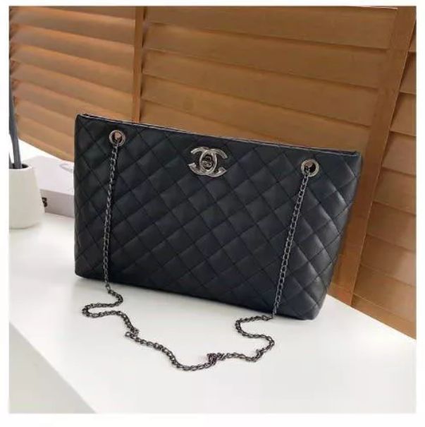 women Big shopping bag ladies chain bag High capacity tote travel Cross body handbags