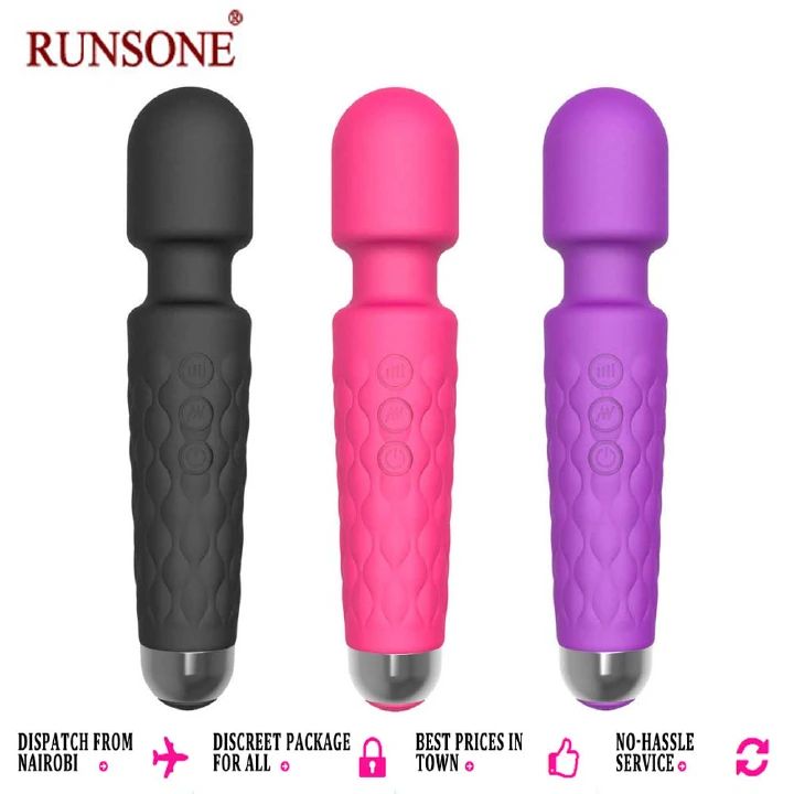 Wand Massager Clitorial Masturbator Rechargeable Handhold Cordless Portable Body AV Magic Vibrator For Women Men Adult Sex Toy for Muscle Relax Valentine Gift for Girlfriend Wife