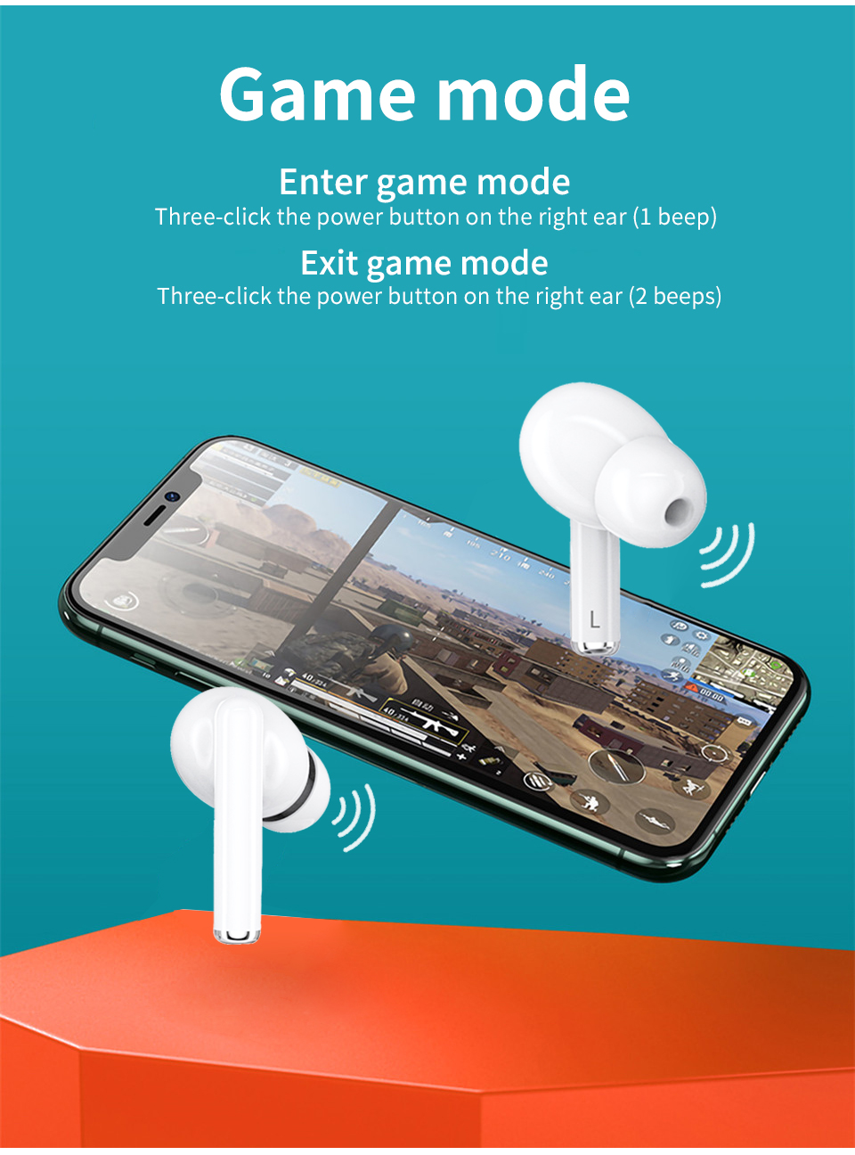 Wireless Bluetooth Headphones IPRO K1Pro Touch Control Waterproof earphone For Xiaomi Earbuds
