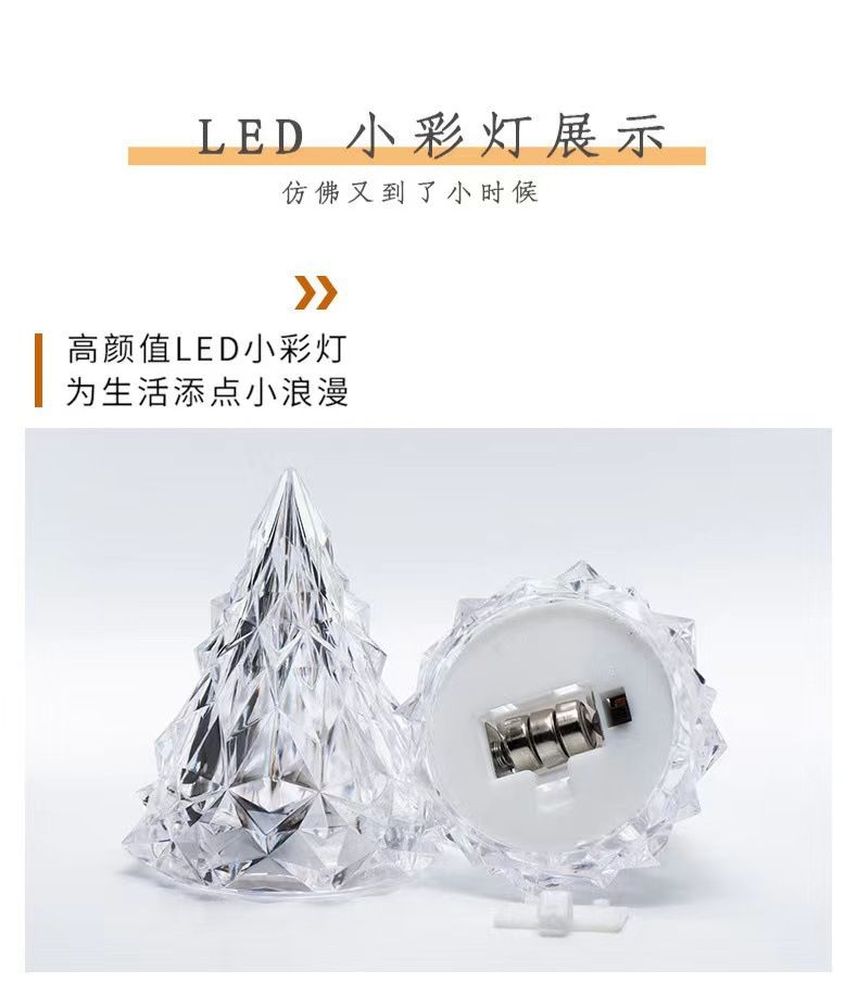 Iceberg shape night light snow mountain light dormitory bedroom bedside light atmosphere light as gift