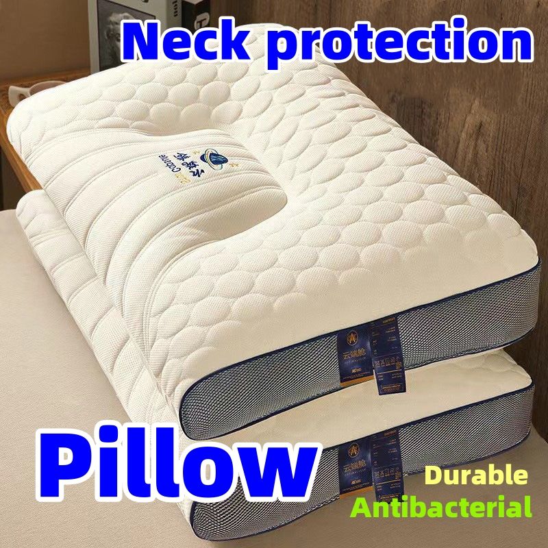 Pillow does not collapse, 48x74cm neck protection pillow, adult pillow core