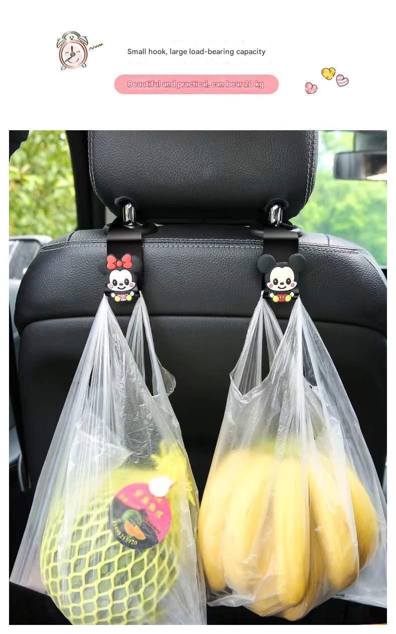 Creative cartoon cute hook, car seat multifunctional small hook, car decorative seat hook(1pcs)