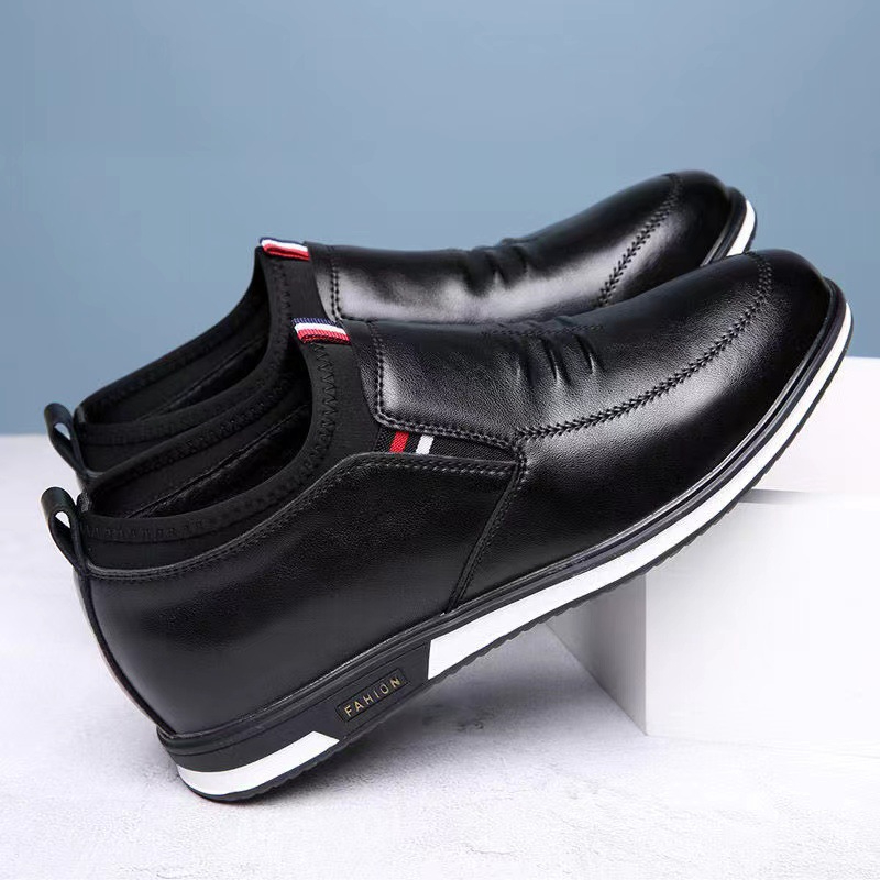 kb965 Men's Spring New Soft Face Casual Leather Shoes Comfortable Soft Sole Leather Shoes