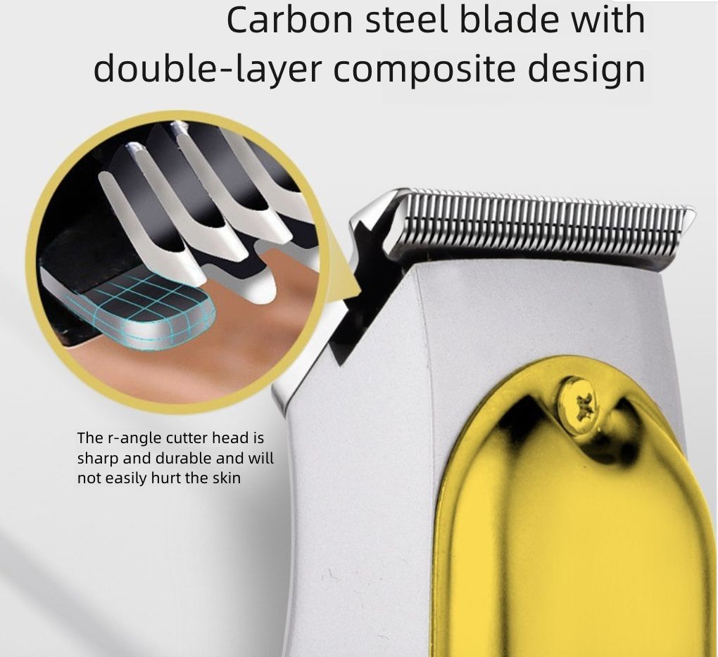 Hair Cutting Tools New Oil Head Electric Hair Clipper Digital Display Electric Push Clipper Professional Portable Mini Hair Clipper Carving Hair Clipper