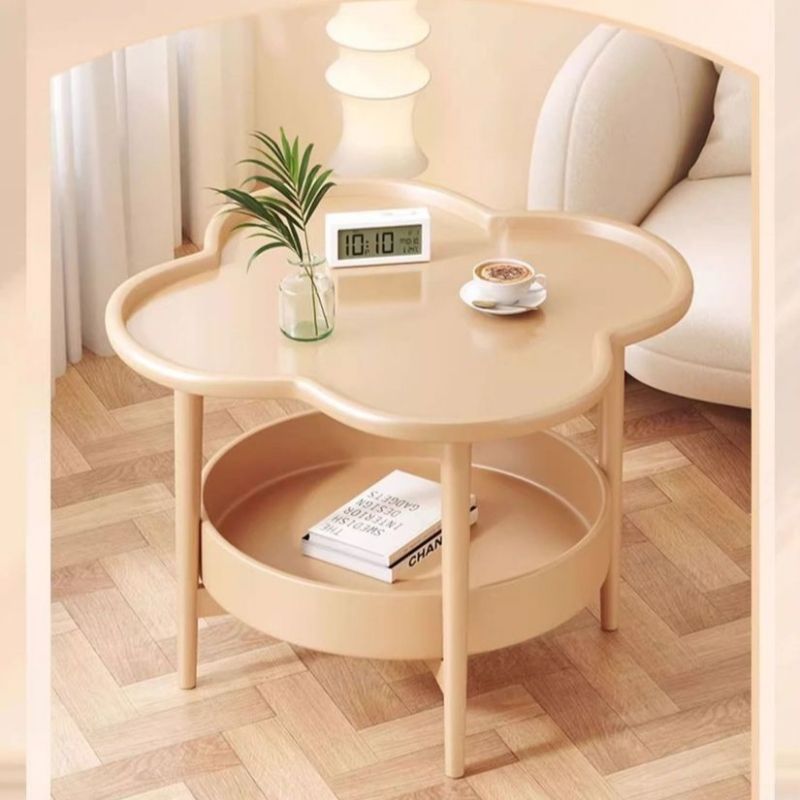 Bedside cabinet, bedroom bedside cabinet, small storage rack, sofa mini cabinet Double layer storage Corner Cabinet