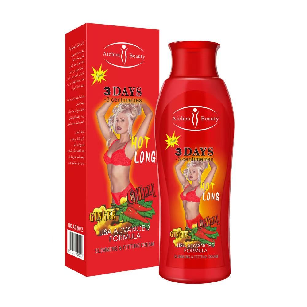 3 Days Green Tea Coffee Pepper Slimming Cream Gel Fat Burner Fast Weight Loss Anti Fat Burning Cream 200mlGinger