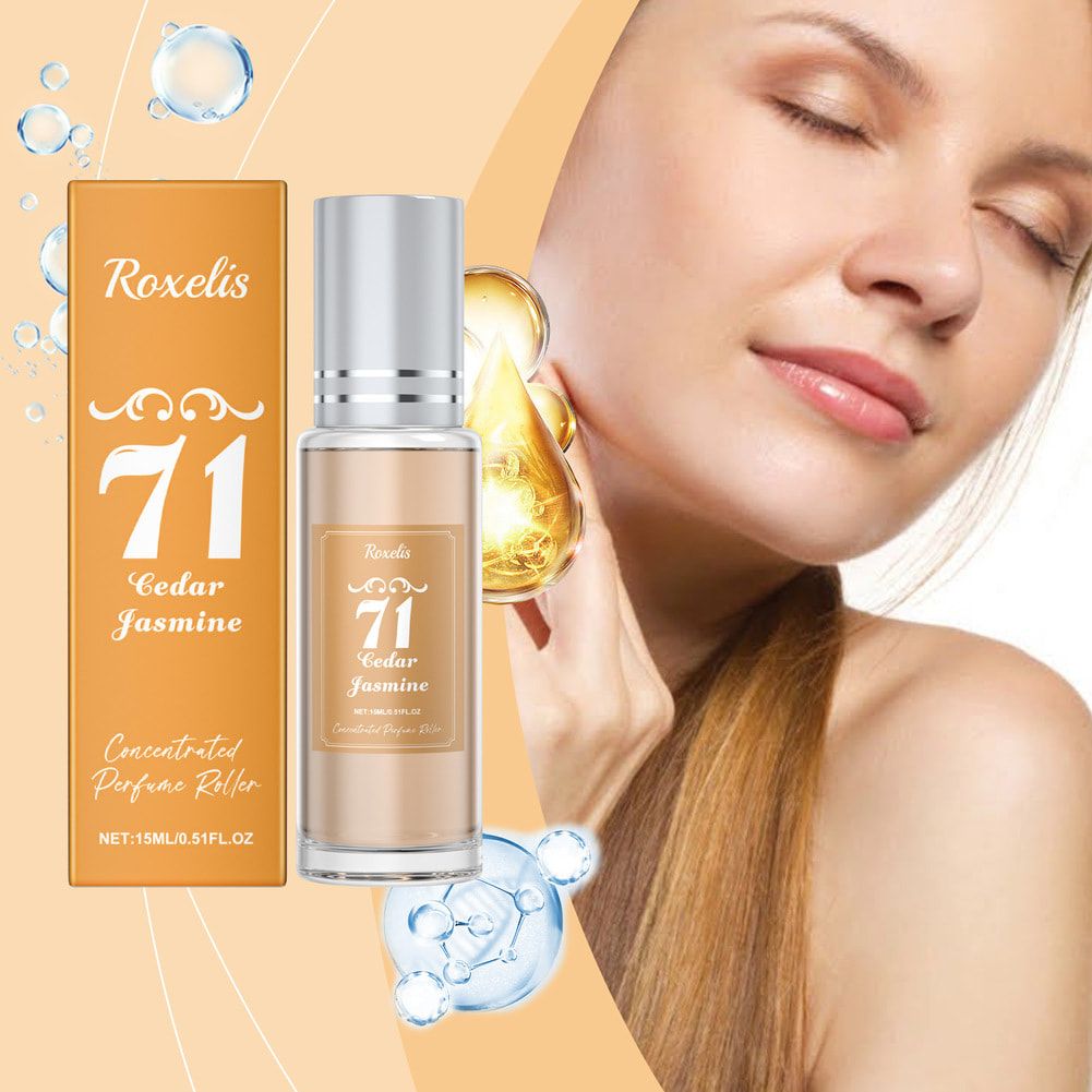 Roxelis Women Perfume Charm Fragrance Cedar Jasmine Scent Dating Flirting Relieve Odor Elegant Women Long Lasting Perfume Roller