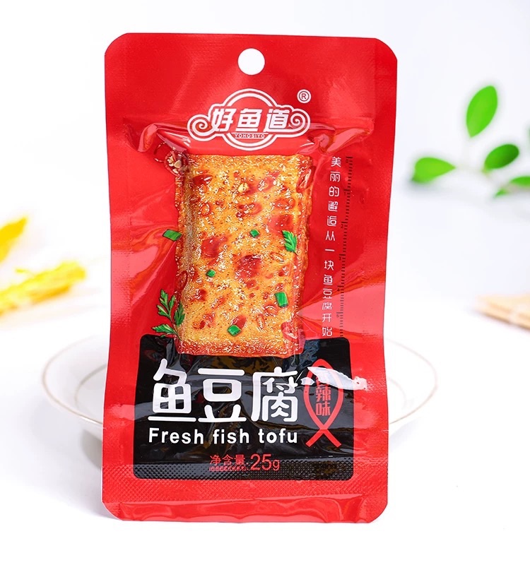 Spicy sticks, Spicy little prince, Changsha stinky tofu, fish tofu, baked glutenFish Tofu-25g