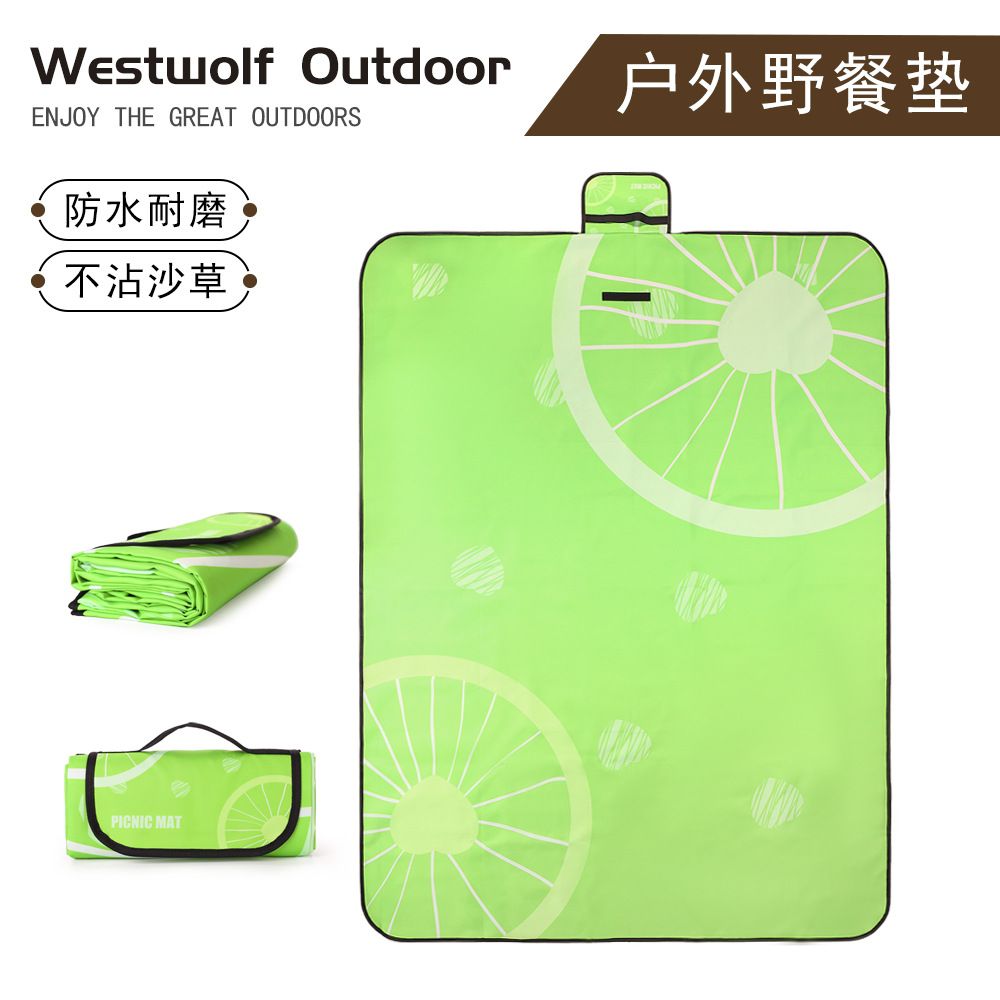 XL2315 Picnic Blankets, Extra Large 80"x 60" Outdoor Beach Blanket, Lightweight Handy Mat Tote for Spring Summer Camping, Beach, Park, Patio on Grass