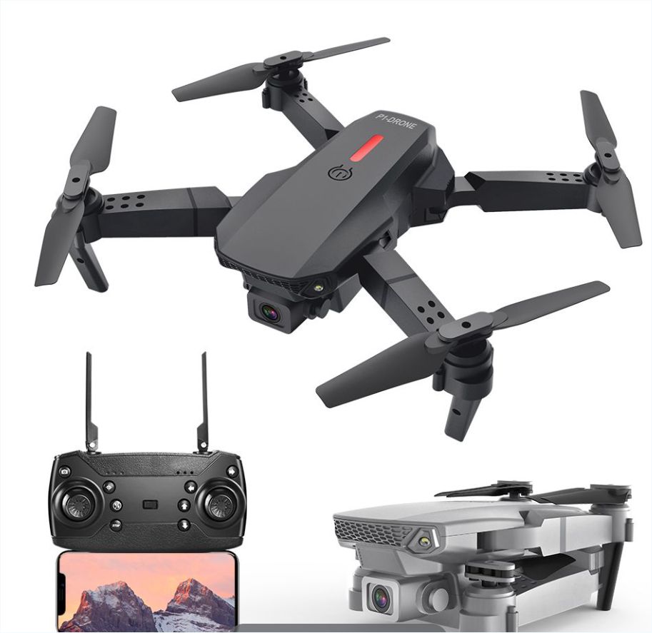 E88 UAV 4K HD Aerial Photography Obstacle Avoidance Quadcopter, Optical Flow Positioning, Long Endurance Remote Control Aircraft