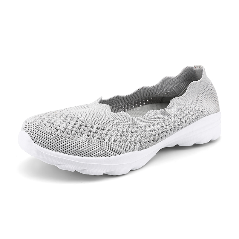 Women Plus Size Comfortable Mesh Flat Bottom Girl's Shoes Casual Lazy Shoes,